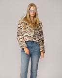 Moto Mink Faux Fur Jacket