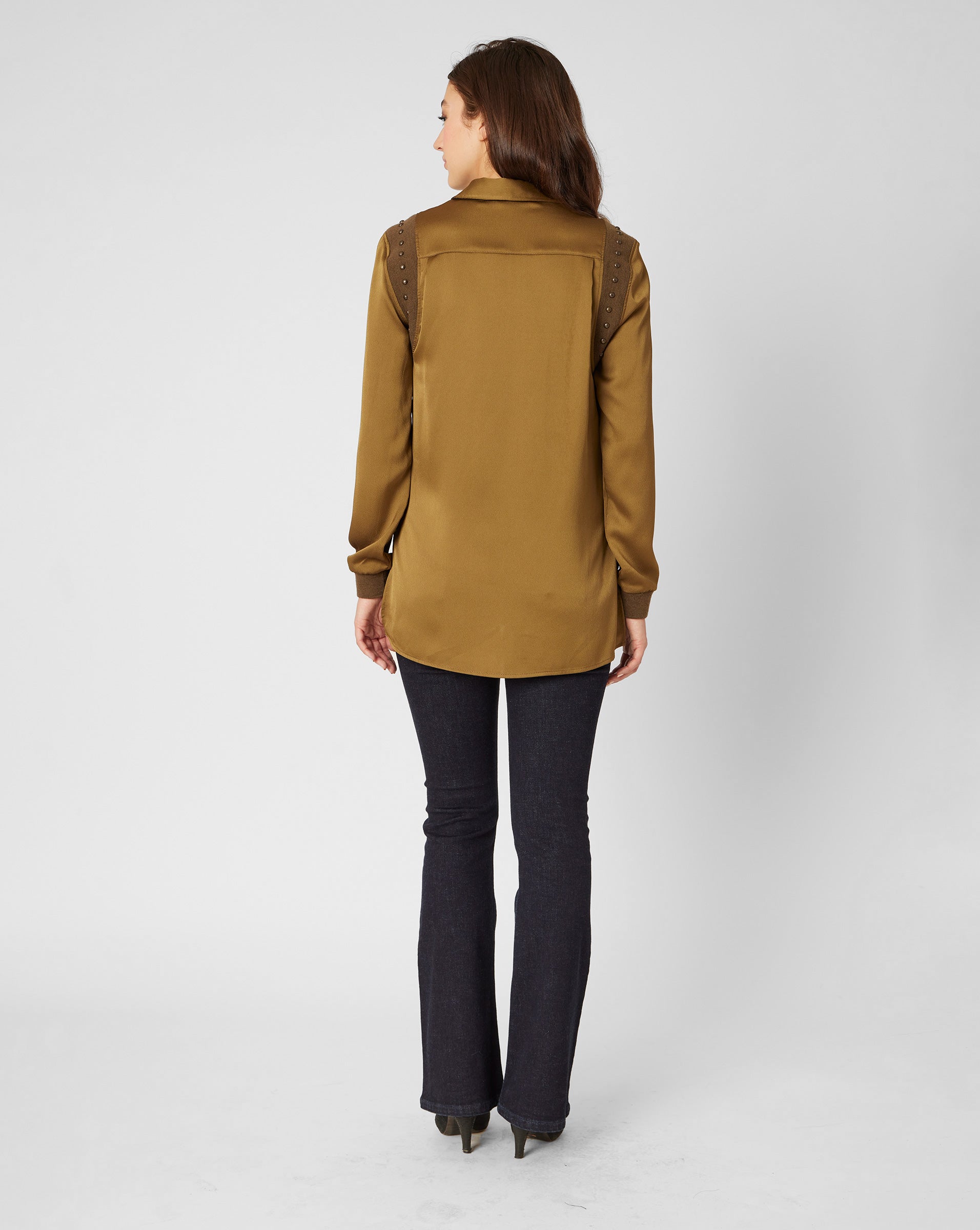 Olivine Stud Blouse