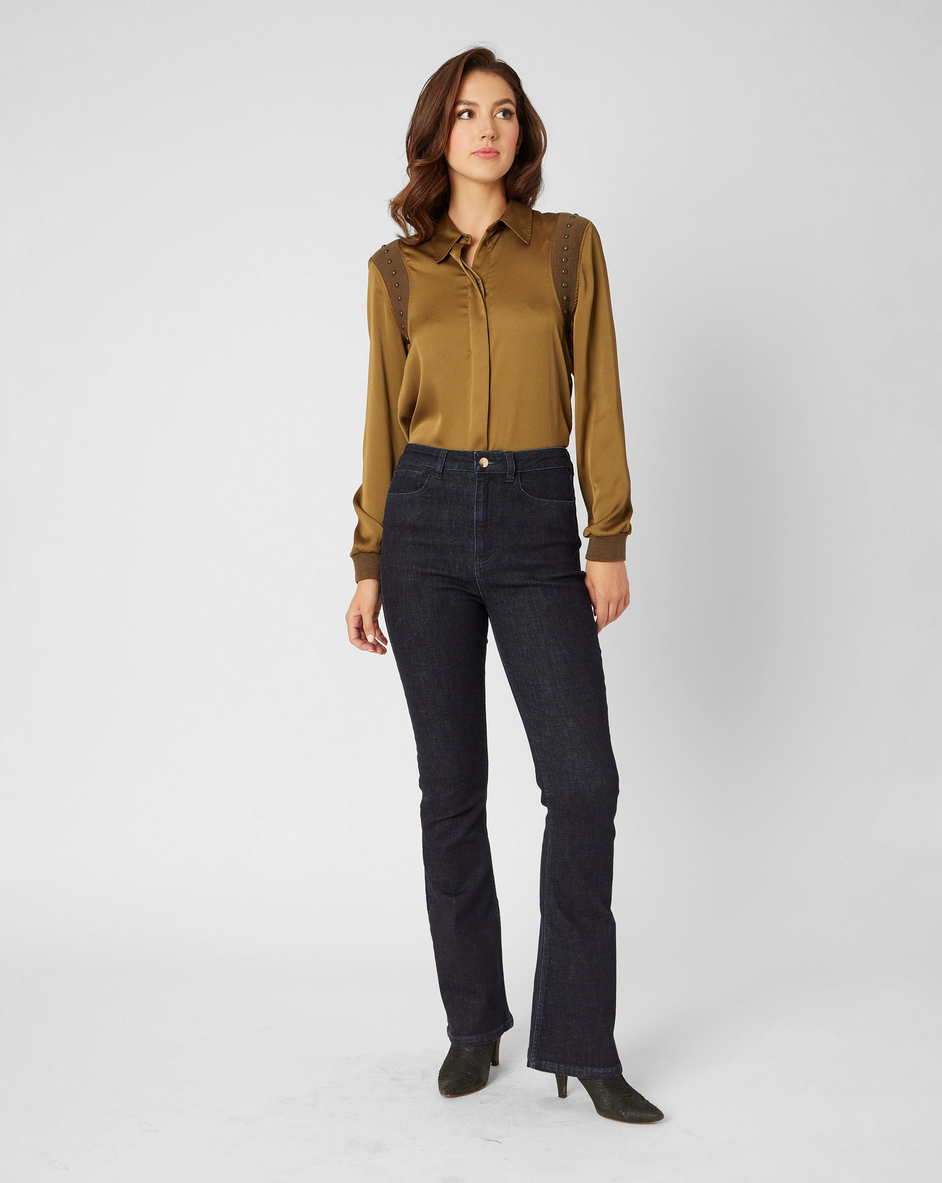 Olivine Stud Blouse