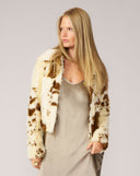Emory Cozy Cow Faux Mink Jacket