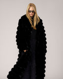 Chinchilla Full Length Faux Fur Coat