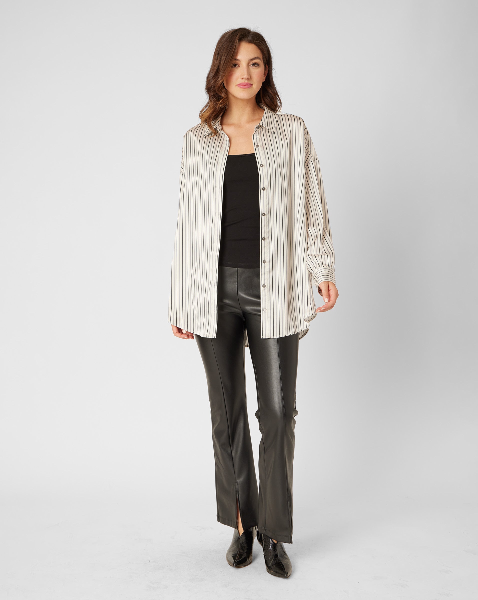 Aquamarine stripe blouse