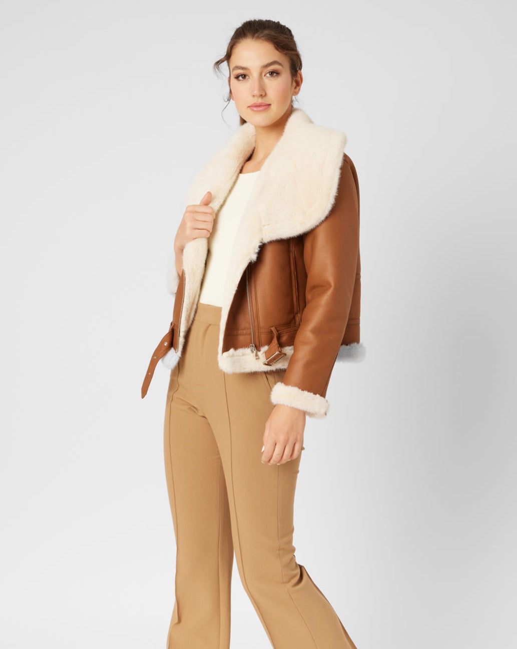 Faux Mink Jacket