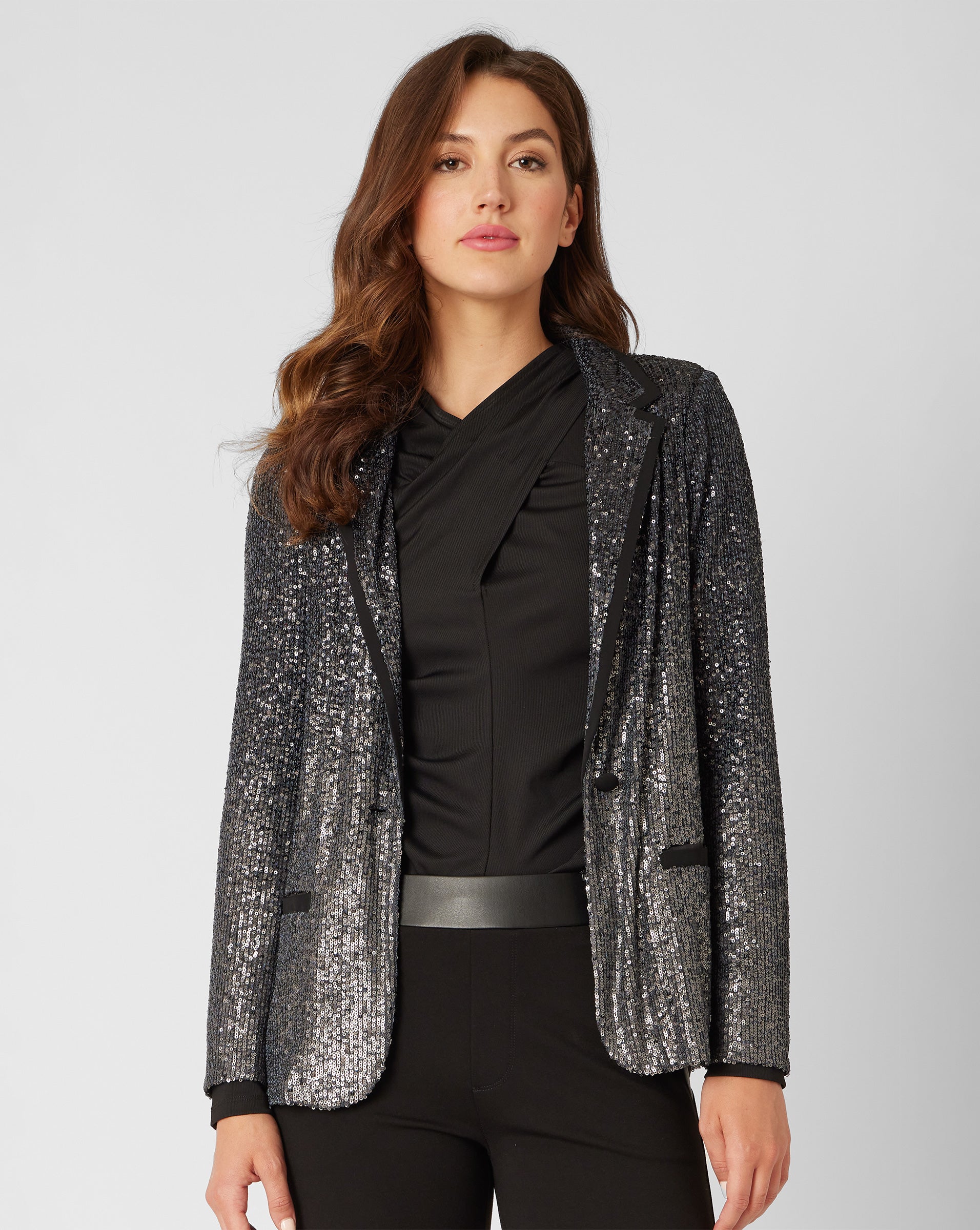 Sunstone Sequin Tuxedo Jacket