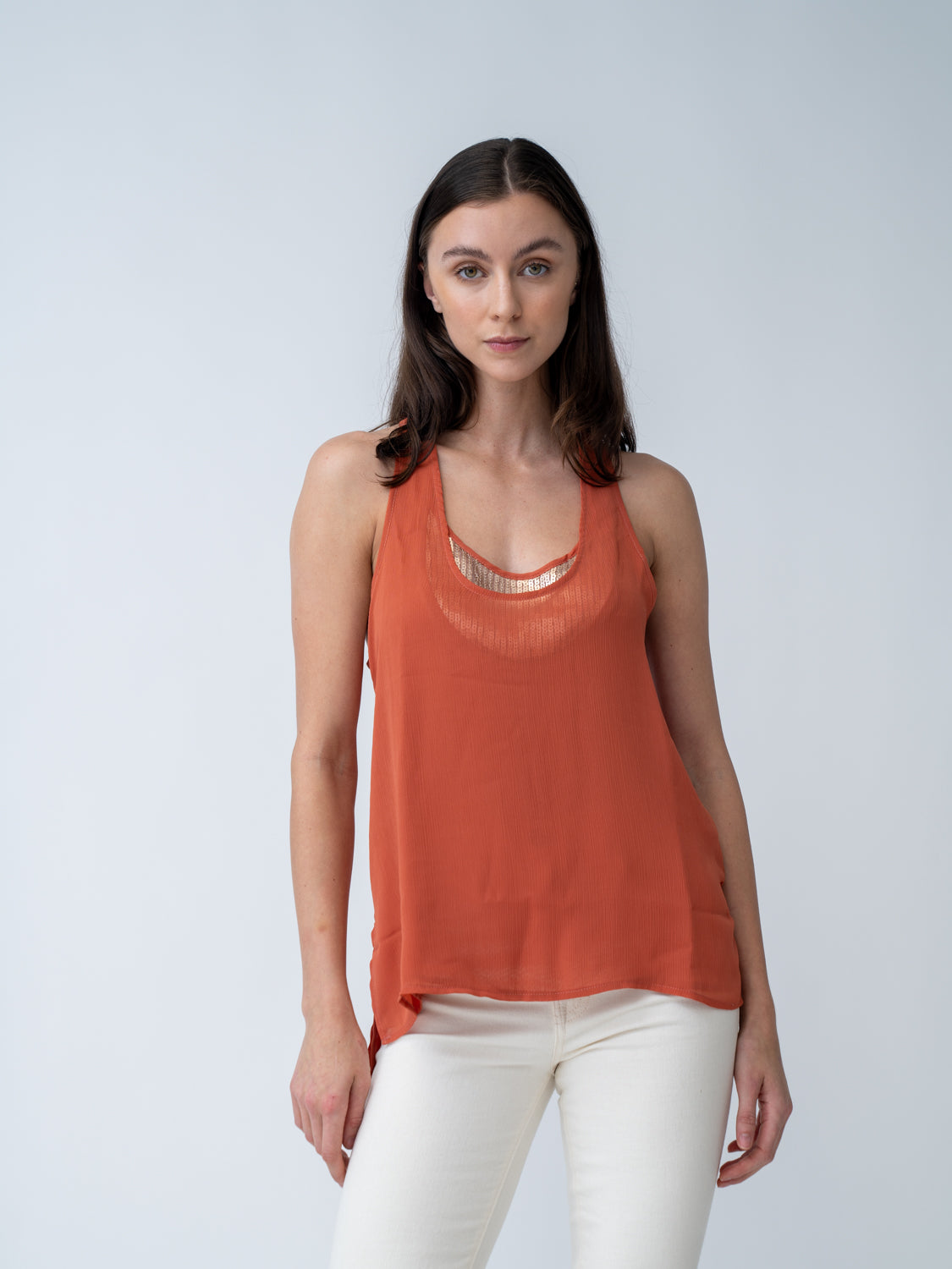 FINAL SALE - Sequin Racerback Tank