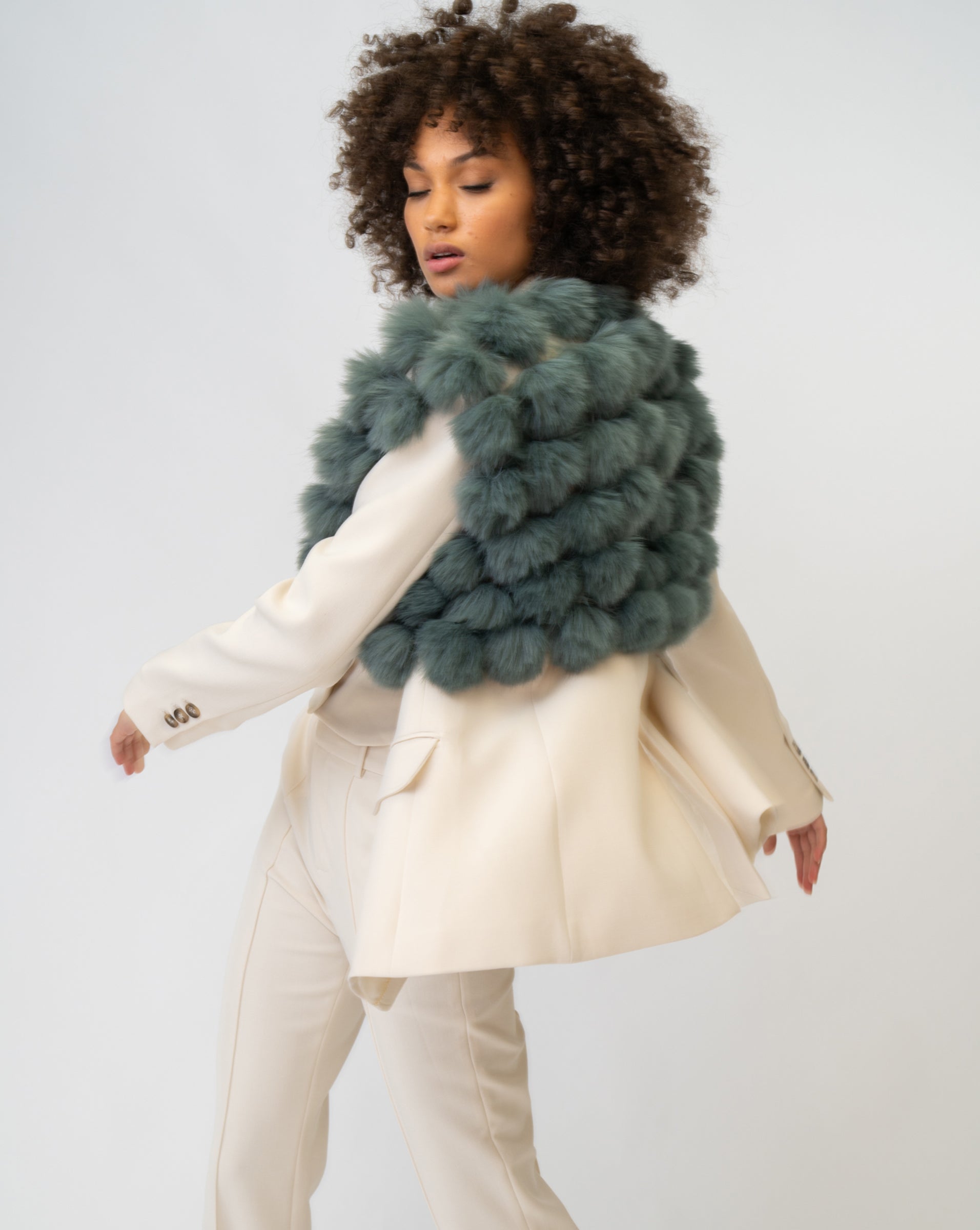 Adrienne's Famous Air Conditioned Faux Fur Vest