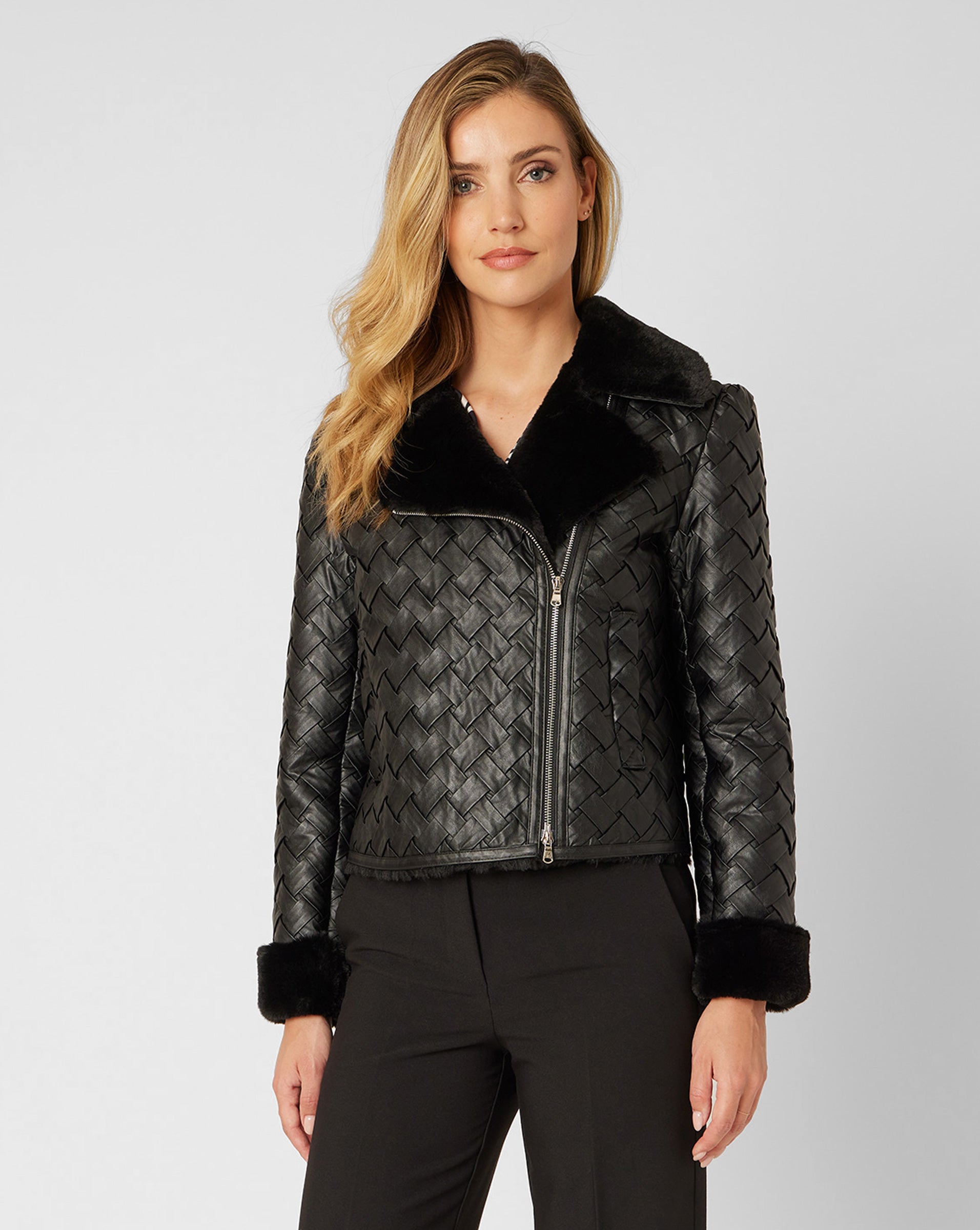 Vegan Leather Bomber