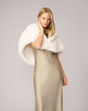 Faux Fox Fur Cape