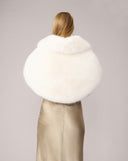 Faux Fox Fur Cape