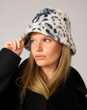 Snow Leopard Print Bucket Hat