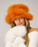 Marabou Feather Bucket Hat
