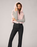 Landau Fox Faux Fur Hooded Vest