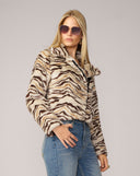 Moto Mink Faux Fur Jacket