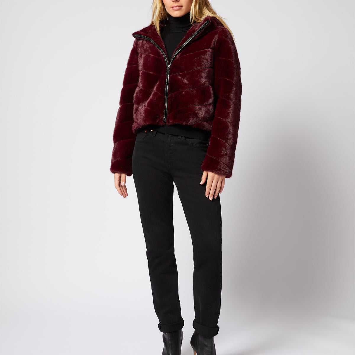 ジャケット・アウター mila schon Shared mink real fur jacket mila