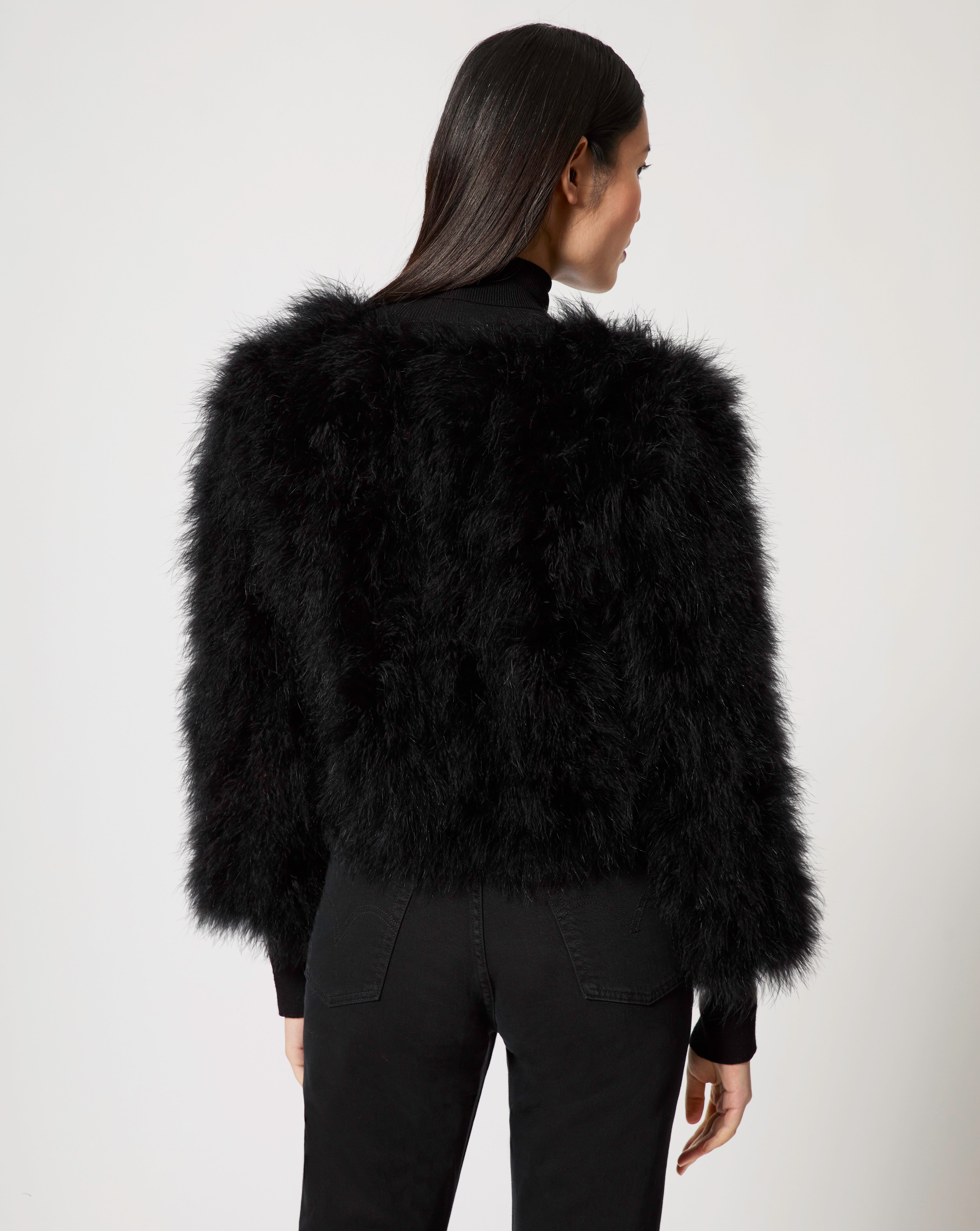 Maribou Feather Jacket