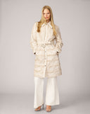 Margaux Faux Persian Lamb & Faux Leather Coat