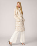 Margaux Faux Persian Lamb & Faux Leather Coat