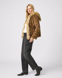 Claudia Cheetah Hooded Jacket