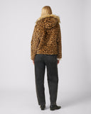 Claudia Cheetah Hooded Jacket