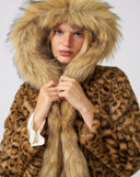 Claudia Cheetah Hooded Jacket