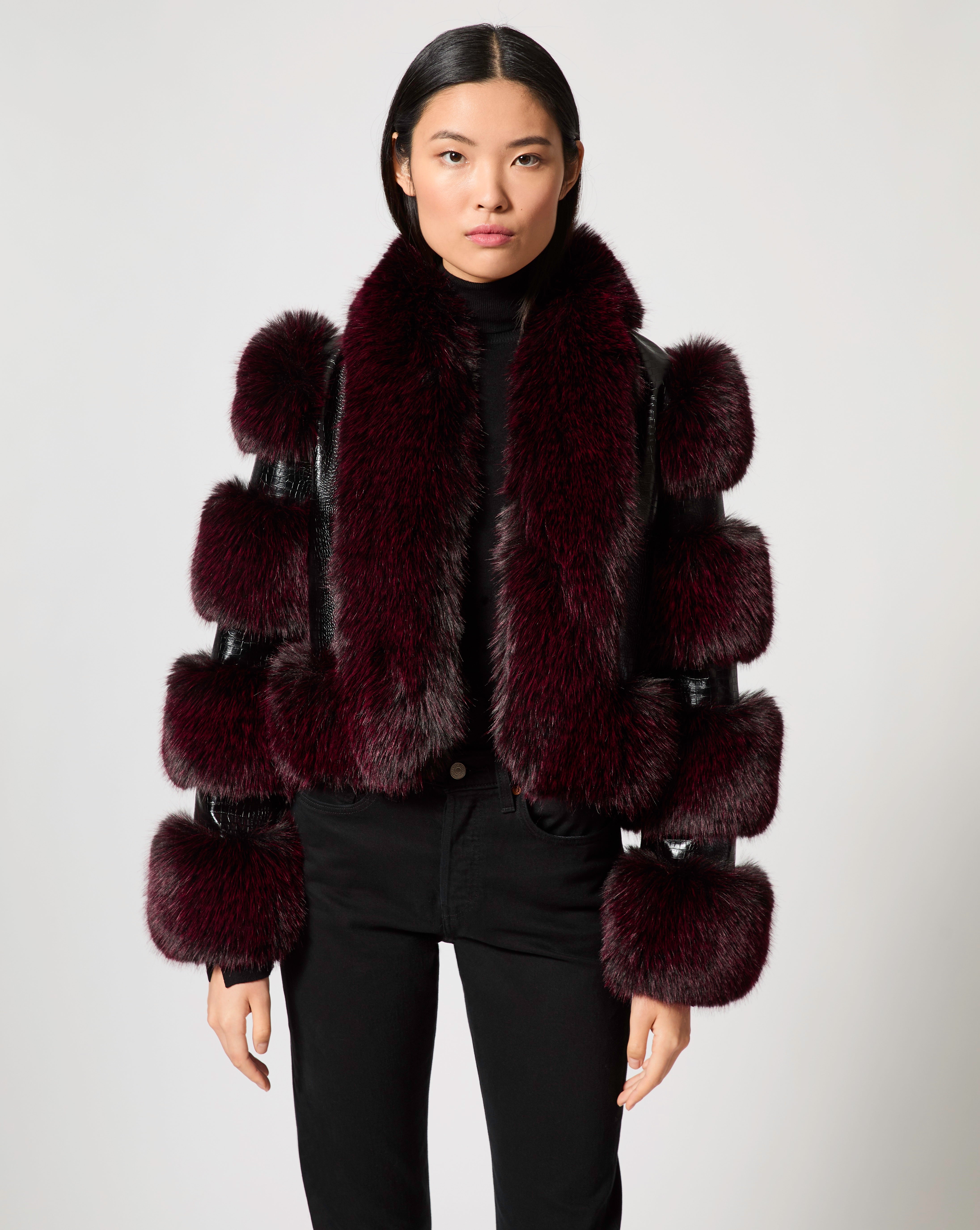 Adrienne landau fur coat online