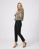 Snow Leopard Faux Fur Jacket
