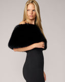 Fox Faux Fur Shrug
