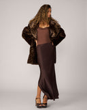 Elise Cheetah Faux Fur Coat