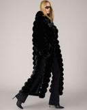 Chinchilla Full Length Faux Fur Coat