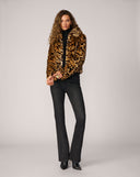 Emory Large Cheetah Faux Mink Jacket