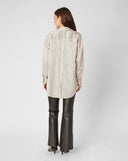 FINAL SALE - Aquamarine stripe blouse