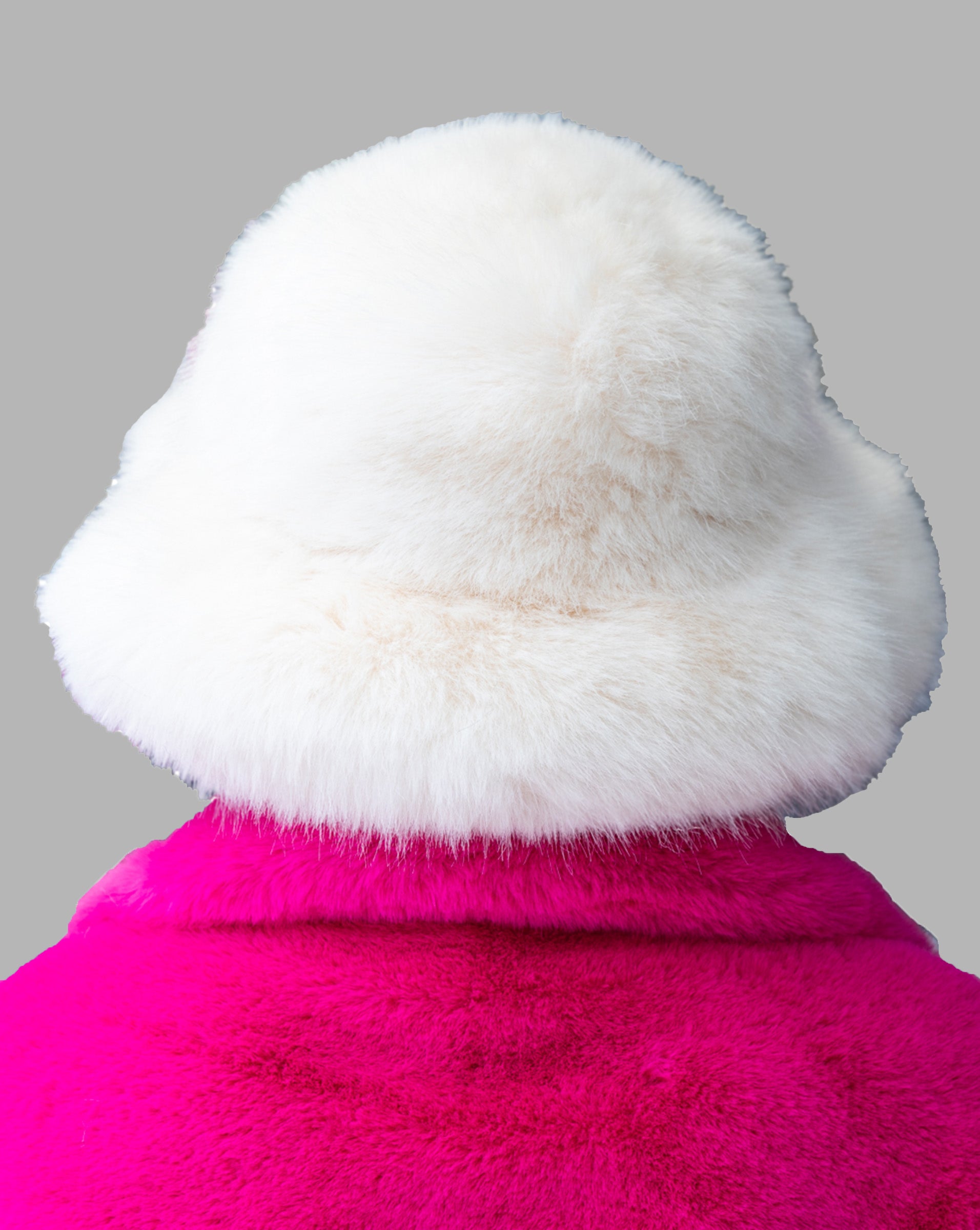 Faux Fox Fur Bucket Hat