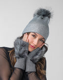 Faux Fur Fingerless Gloves