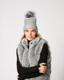 High Collar Fox Faux Fur Jacket
