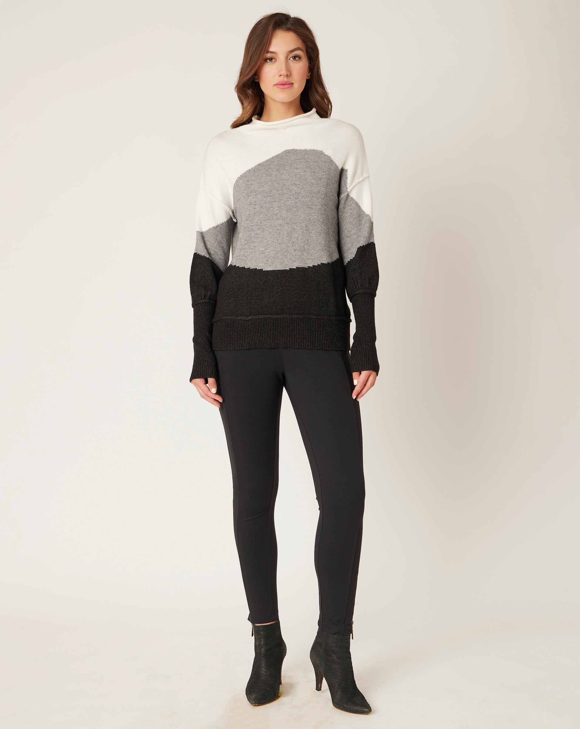 FINAL SALE - Funnel Neck Sweater