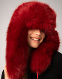 Lauren Fox Faux Fur Trapper Hat
