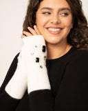 Ribbed Knit Fingerless Gloves