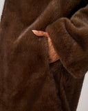 Faux Fox & Faux Mink Coat