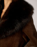 Faux Fox & Faux Mink Coat