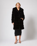 Lauren Fox Faux Fur Trapper Hat